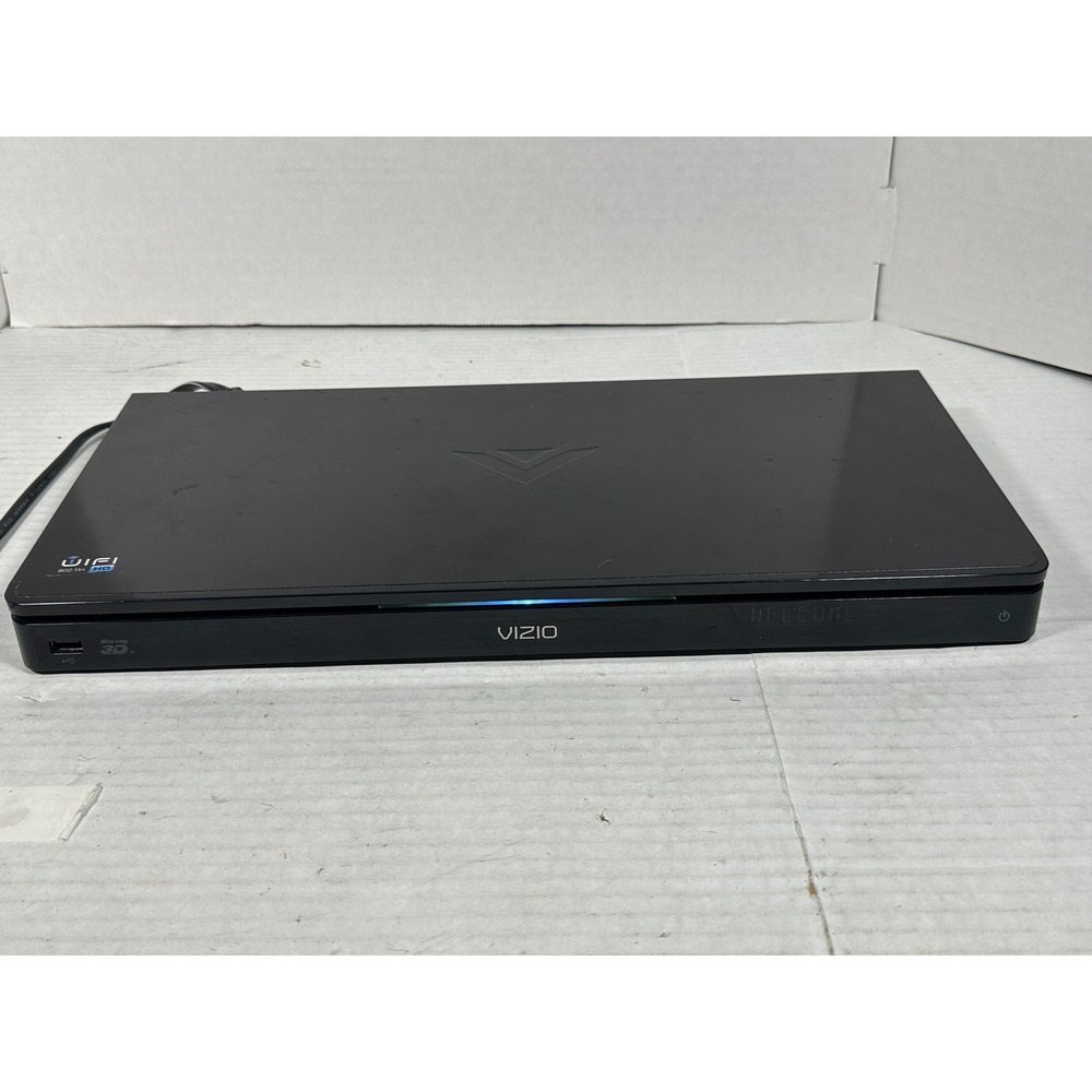 Vizio VBR338 3D Blu-ray Disc Player WiFi 802.11n HD HDMI USB Black 2012
